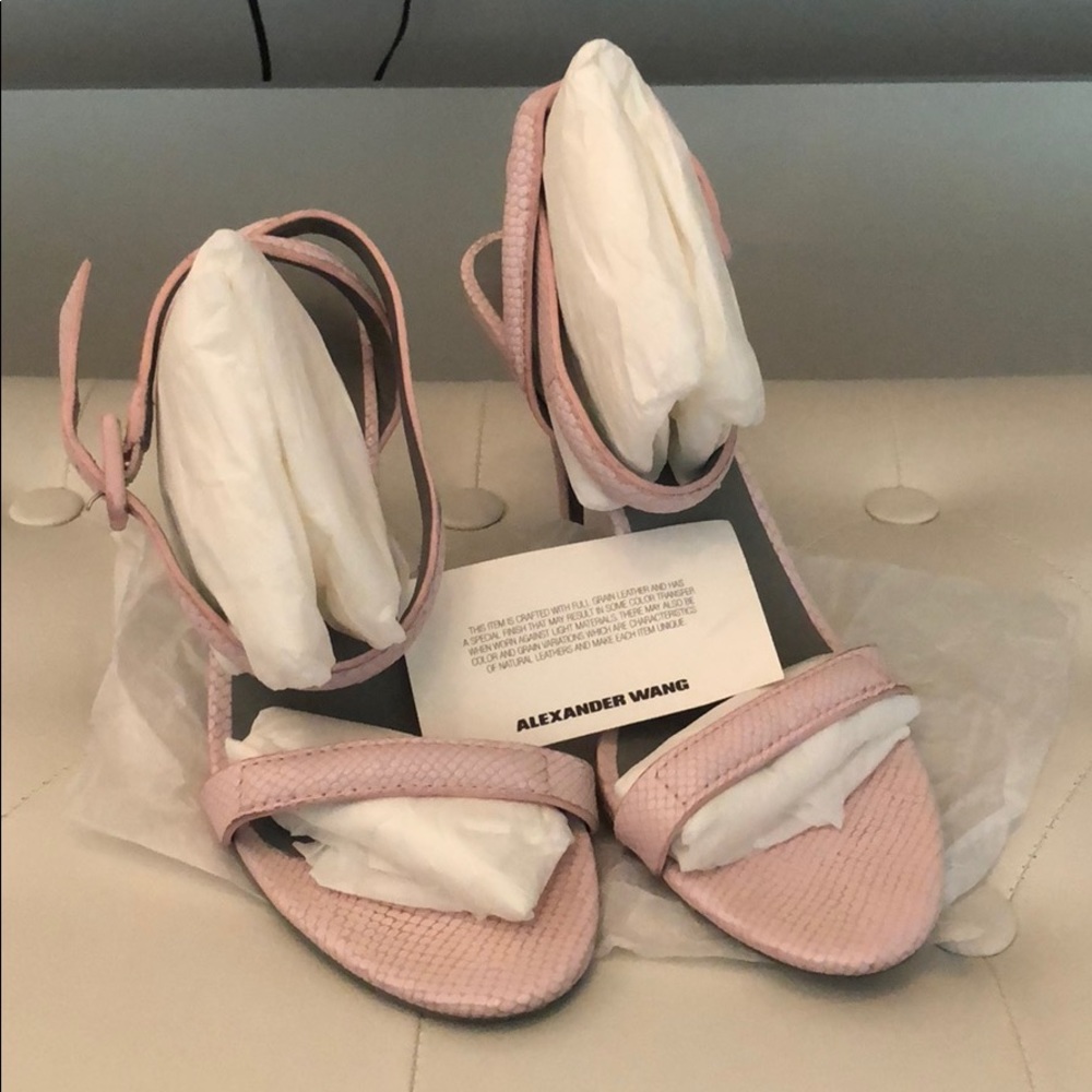 Alexander Wang Antonia Leather Sandals IT 37.5